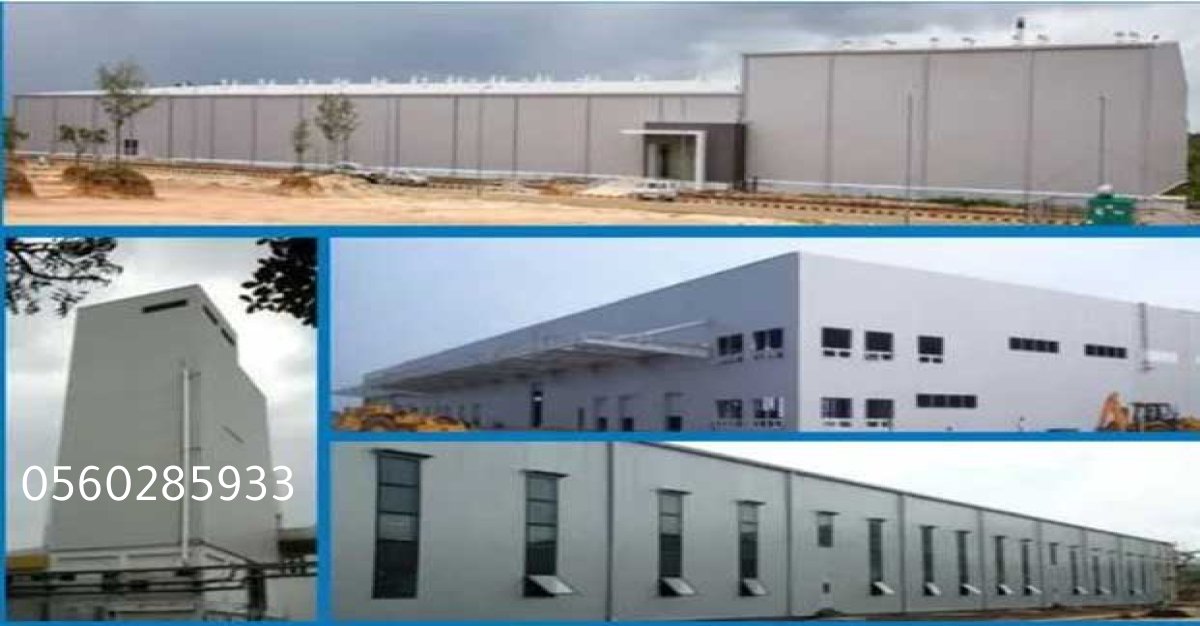 استثمارك الذكي يبدأ بهنجر ساندوتش بانل عملي وآمن