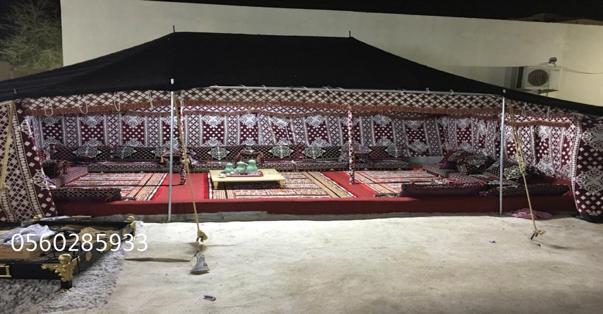 خيام شعر مقاومة للحرارة والأمطار بتصميم تراثي