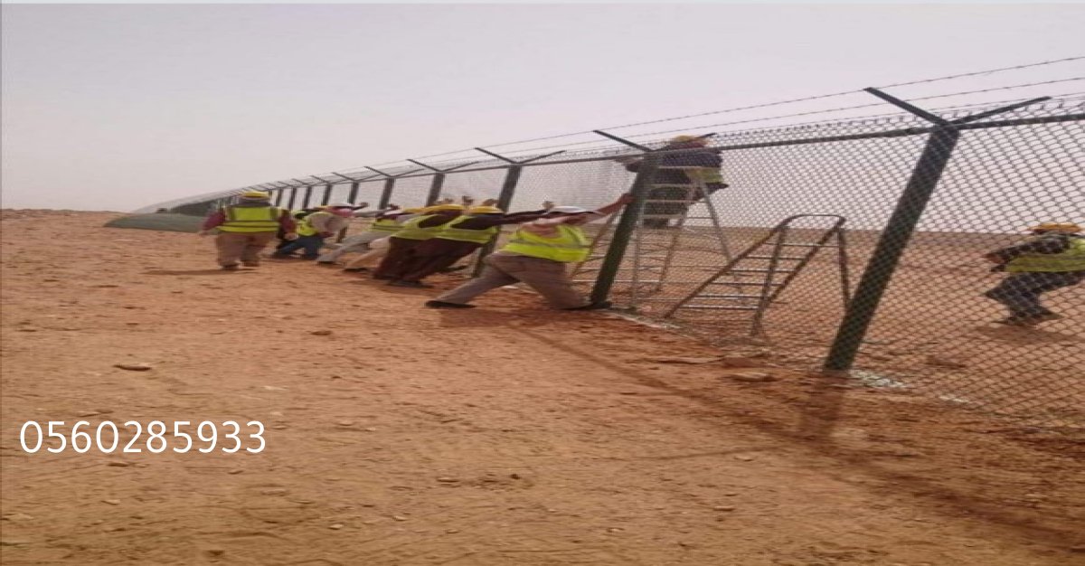 شبك مزرعة سلكي مع أعمدة حديدية متينة وثابتة