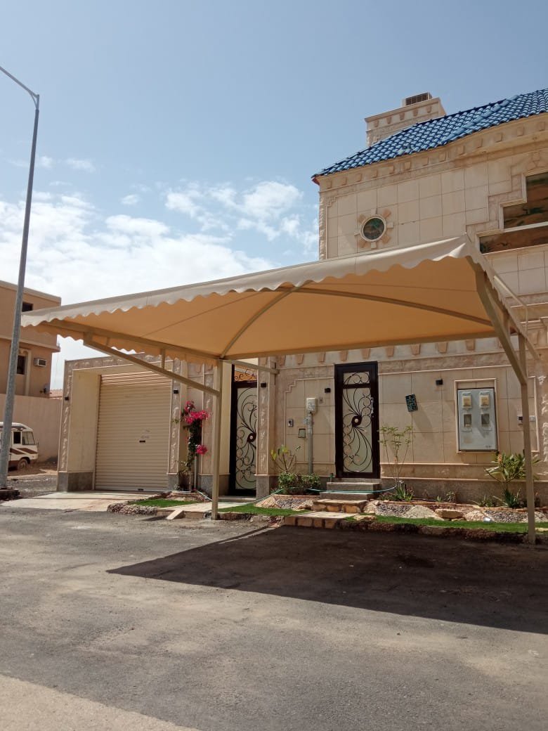 مظلات ممرات خارجية تغطية الارتداد مظلات شفافة الاحساء
